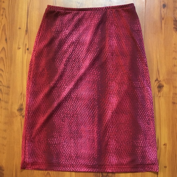 Express Dresses & Skirts - Vintage Express Snake Skirt